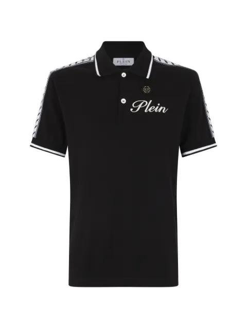 logo-tape polo shirt by PHILIPP PLEIN