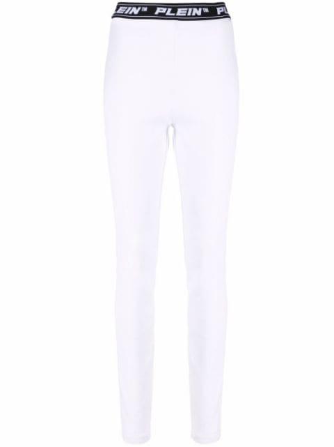 logo-waistband leggings by PHILIPP PLEIN