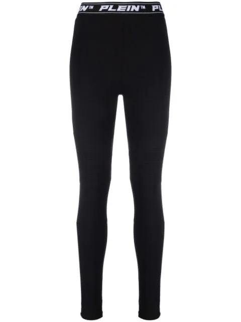 logo-waistband leggings by PHILIPP PLEIN