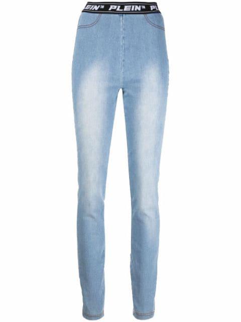 logo-waistband leggings by PHILIPP PLEIN