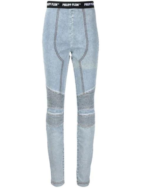 logo-waistband leggings by PHILIPP PLEIN