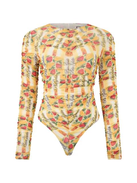 long-sleeve gelato bodysuit by PHILIPP PLEIN