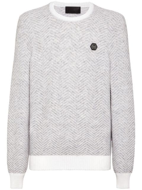 long sleeve sweater by PHILIPP PLEIN