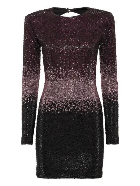 low-cut strass mini dress by PHILIPP PLEIN