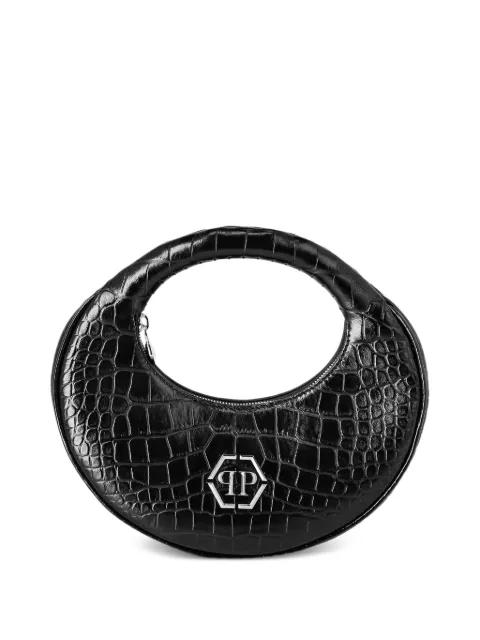 medium Moon crocodile-print clutch bag by PHILIPP PLEIN