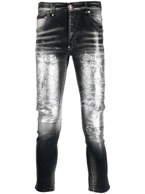 mid-rise skinny jeans by PHILIPP PLEIN