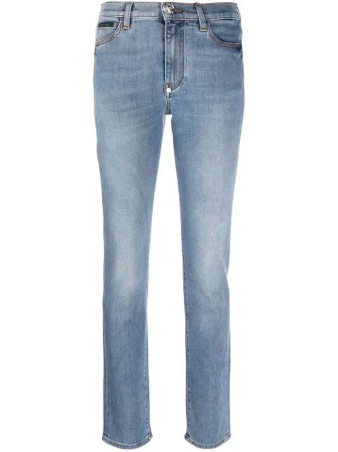 mid-rise slim-cut jeans by PHILIPP PLEIN