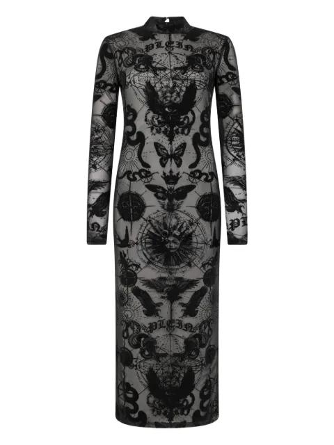 midi open-back dress by PHILIPP PLEIN