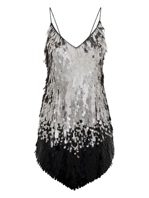 mini sequin-embellished backless dress by PHILIPP PLEIN