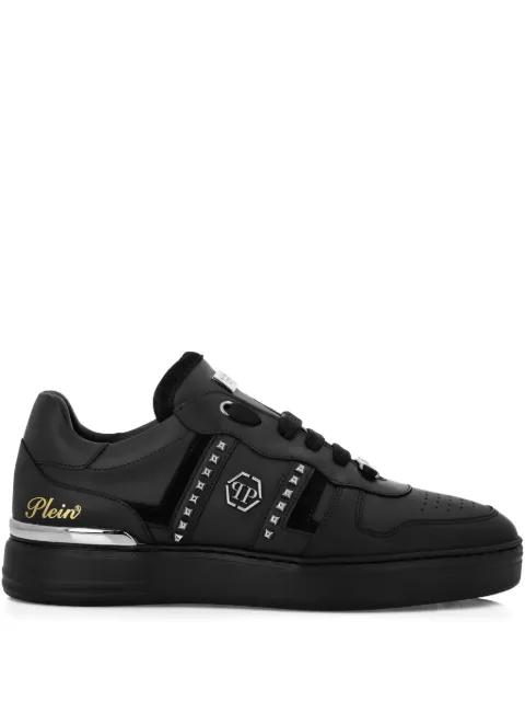 mix cut studs low-top sneakers by PHILIPP PLEIN