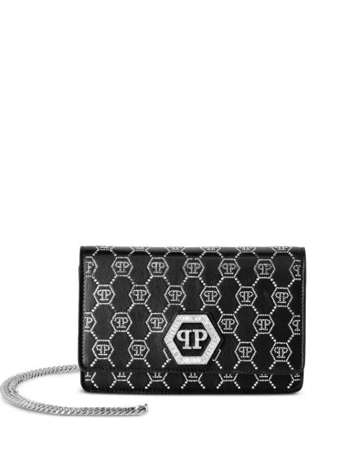 monogram chain-strap shoulder bag by PHILIPP PLEIN
