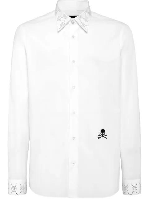 monogram-embellished shirt by PHILIPP PLEIN