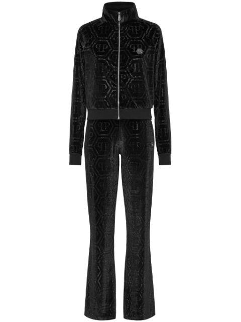 monogram-embellished track pants by PHILIPP PLEIN
