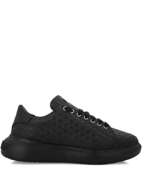 monogram-embossed leather sneakers by PHILIPP PLEIN