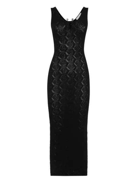 monogram-jacquard dress by PHILIPP PLEIN