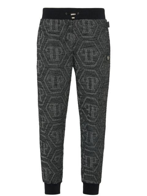 monogram-jacquard track pants by PHILIPP PLEIN