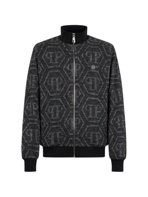 monogram-jacquard tracksuit jacket by PHILIPP PLEIN