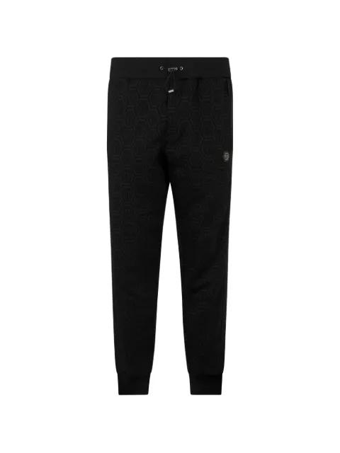 monogram jogger trousers by PHILIPP PLEIN