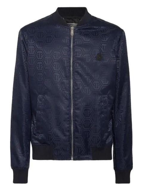 monogram-pattern bomber jacket by PHILIPP PLEIN