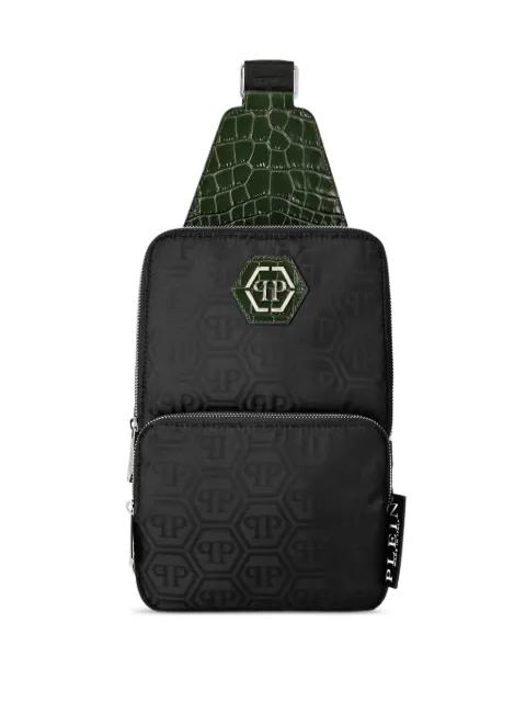 monogram-pattern cross body bag by PHILIPP PLEIN