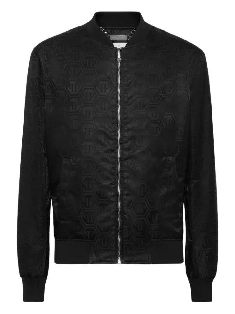 monogram-pattern jacket by PHILIPP PLEIN