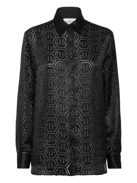 monogram-pattern shirt by PHILIPP PLEIN