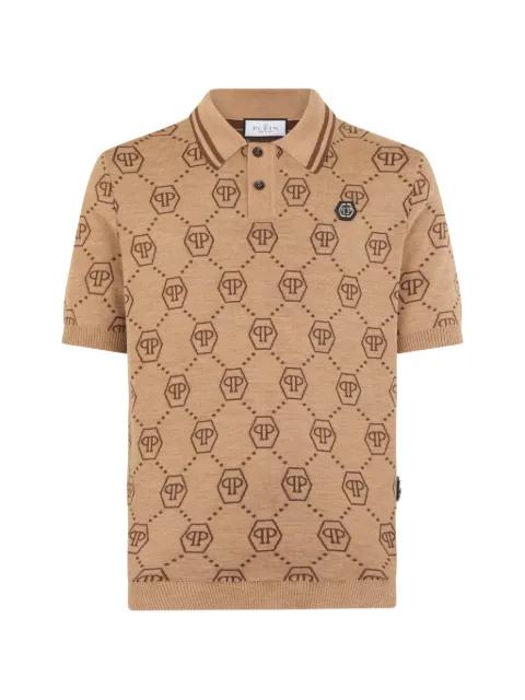 monogram polo shirt by PHILIPP PLEIN