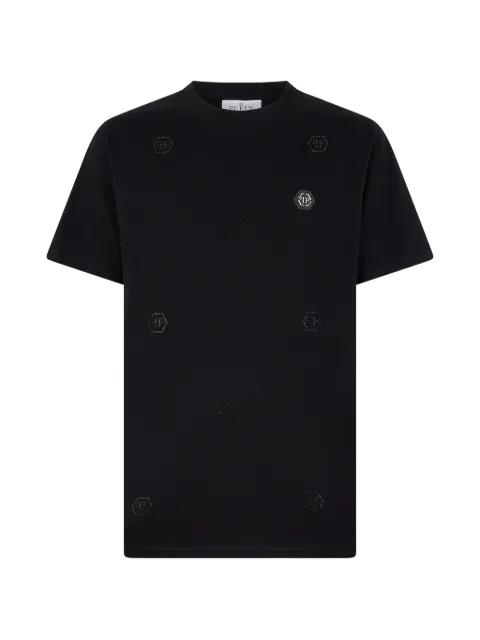 monogram round-neck T-shirt by PHILIPP PLEIN