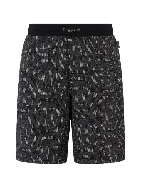 monogram shorts by PHILIPP PLEIN