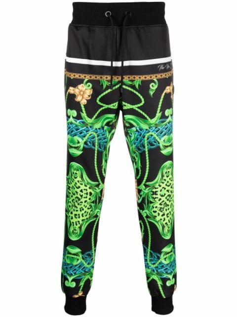 new-baroque print track pants by PHILIPP PLEIN