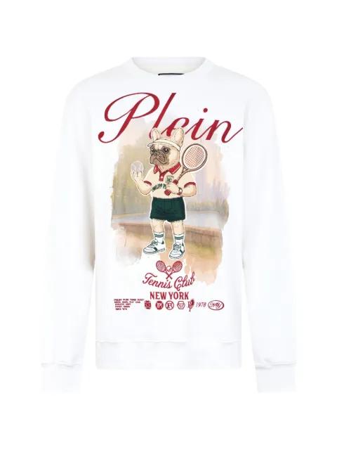 new york tennis sweatshirt by PHILIPP PLEIN