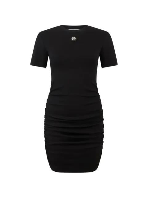 open-back signature-pendant T-shirt dress by PHILIPP PLEIN