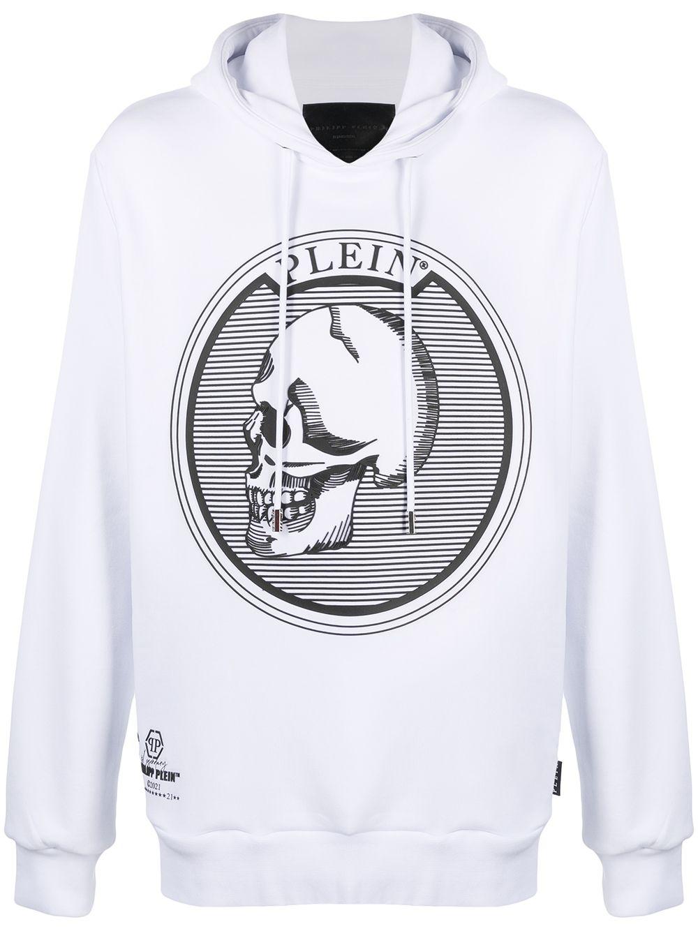 outline skull-print hoodie by PHILIPP PLEIN
