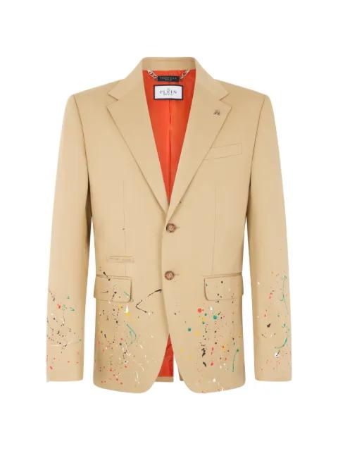 paint-splash blazer by PHILIPP PLEIN