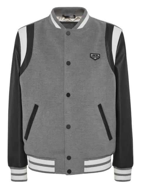 panelled bomber jacket by PHILIPP PLEIN