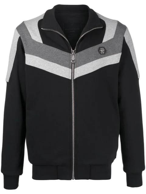 panelled tracksuit jacket by PHILIPP PLEIN