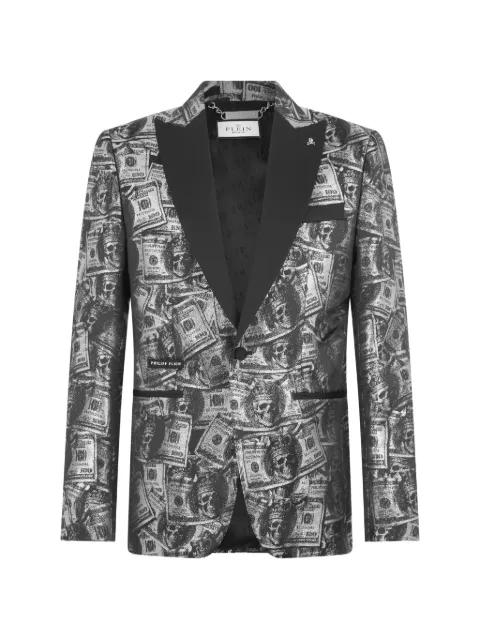 peak-lapel blazer by PHILIPP PLEIN