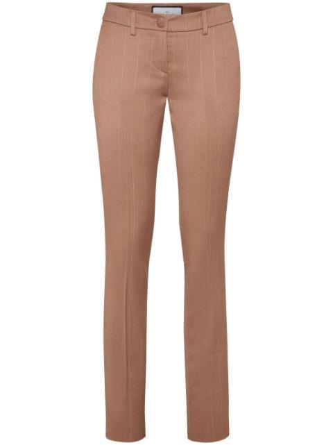 pinstripe chinos-fit trousers by PHILIPP PLEIN