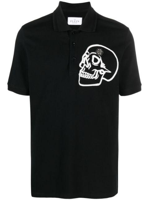 piqué skull-detail polo shirt by PHILIPP PLEIN