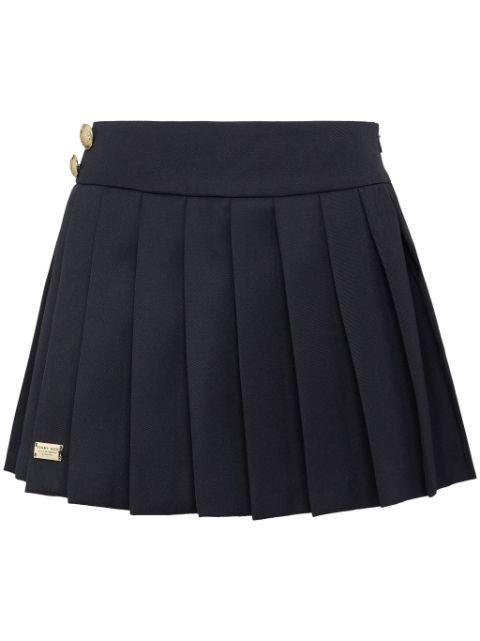plissé mini skirt by PHILIPP PLEIN