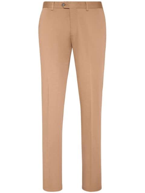 pressed-crease cotton chinos by PHILIPP PLEIN