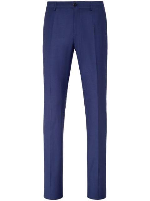 pressed-crease tailored trousers by PHILIPP PLEIN