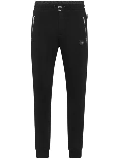 puffered track pants by PHILIPP PLEIN