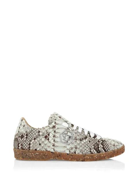 python leather sneakers by PHILIPP PLEIN