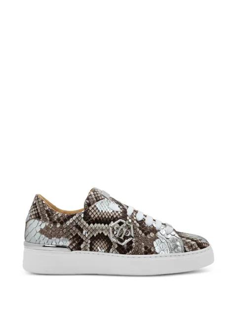 python-skin sneakers by PHILIPP PLEIN