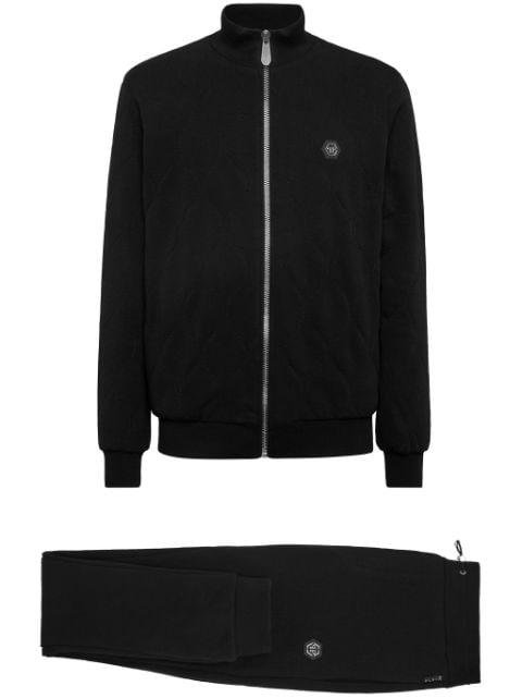 quilted logo-appliqué tracksuit by PHILIPP PLEIN