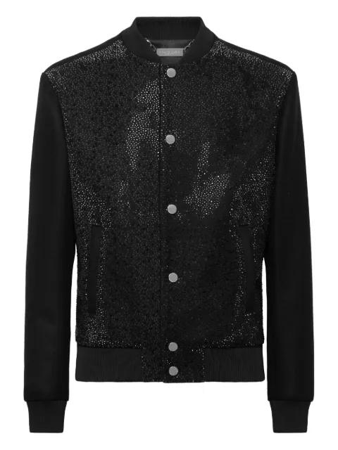 rhinestone-embellished bomber jacket by PHILIPP PLEIN