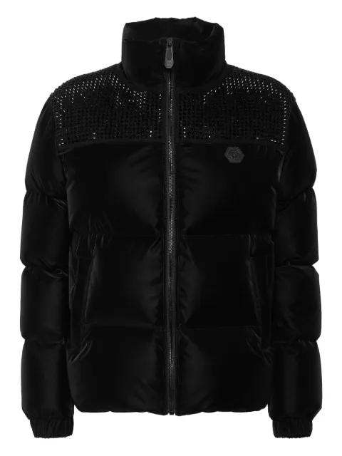 rhinestone-embellished puffer jacket by PHILIPP PLEIN