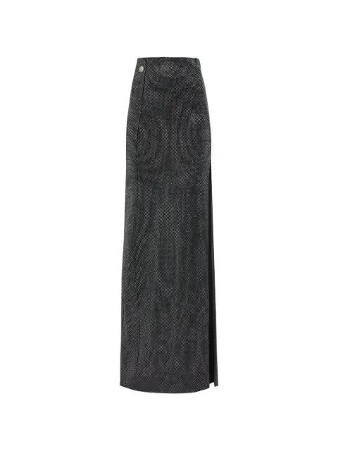 rhinestone slit skirt by PHILIPP PLEIN