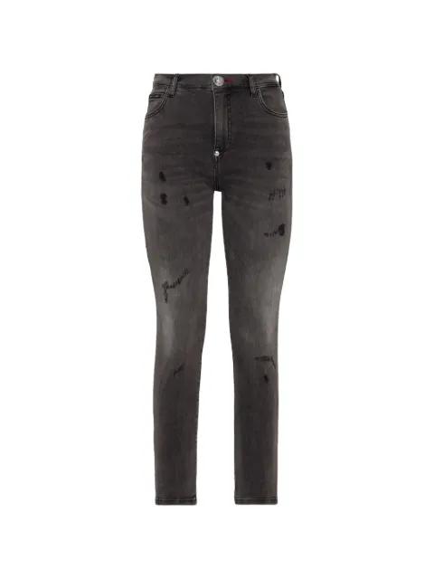 ripped pocket jeans by PHILIPP PLEIN
